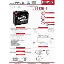 BS Battery YT12B-4 10,5 Ah