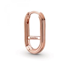 PANDORA ME Link Ohrring mit 14 Karat rosévergoldeter Metalllegierung, Kompatibel mit Pandora ME Armbänder, Höhe: 17mm 289657C00