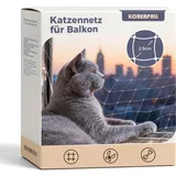 Katzennetz Balkon Vogelschutznetz 5x5m feinmaschig ohne Bohren Kunststoff