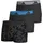 Boxershorts 3er Pack Schwarz/Grau/Blau XL
