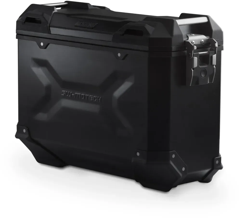 SW-Motech TRAX ADV M - Zijkoffer. Aluminium. 37 l. Juist. Zwart.