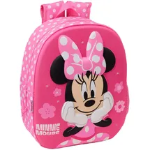 Safta Minnie Mouse 8.64l 27x33x10 cm 3d Rucksack Rosa Kinder Rosa One Size - Rosa