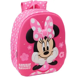 Safta Minnie Mouse 8.64l 27x33x10 cm 3d Rucksack Rosa Kinder Rosa One Size - Rosa