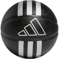 adidas 3-Streifen Rubber Mini-Basketball HM4972 - black/silver met. 3