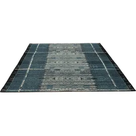 Gino Falcone In-und Outdoor-Teppich ¦ blau ¦ Synthetische Fasern ¦ Maße (cm): B: 300 H: 1