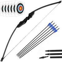 luxuskollektion Recurve Bogen Pfeil Set Bogenschießen Jagd 40lbs Anfänger Langbogen
