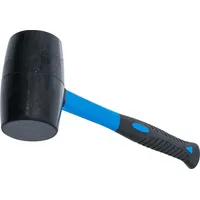 BGS Gummihammer Fiberglasstiel 900 g