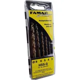 Famag Holzspiralbohrer-Satz HSS-G 3-8 mm 5-teilig