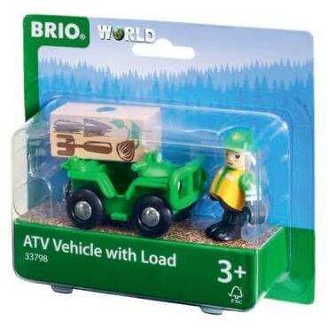 Waldarbeiter Quad mit Ladung - BRIO World