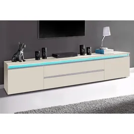 Home Affaire Magic Lowboard 240 cm x 55 cm Kaschmir Matt Holz