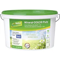 ProNatur Mineral-Dekor-Putz Fein 15 kg 0,5 mm weiß