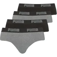 Puma Basic Slips dark grey melange/black XL 2er Pack