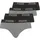 Puma Basic Slips dark grey melange/black XL 2er Pack