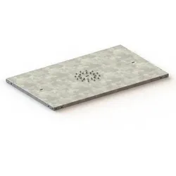 Abdeckboden 1000 x 600mm verzinkt Compact mit Schrauben komplett