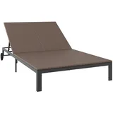 vidaXL Sonnenliege 42004132 420 x 200 x 30 cm Braun