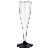 Papstar Sektgläser 20 St. 0,1 l Ø 5 cm glasklar