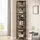 Tribesigns Bücherregal 200 x 30 x 200 cm Holz/Metall