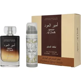 Lattafa Ameer Al Oudh EDP 100 ml + Deo Spray 50 ml Geschenkset