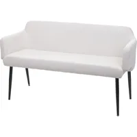 MCW Sitzbank MCW-L13, Esszimmerbank Bank Polsterbank Garderobenbank Rückenlehne Armlehne
