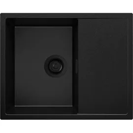 Primagran Ibiza S006 rechts Einbau Kunststoff schwarz Handbetätigung 620 x 500 mm