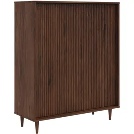 OTTO home Malmedy Highboard 100 x 120 x 38 cm Braun