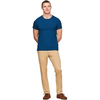 Tommy Hilfiger T-Shirt Slim Fit Tee Mw0mw10800 Kurzarm T-Shirts, Blau (Anchor Blue), XXL