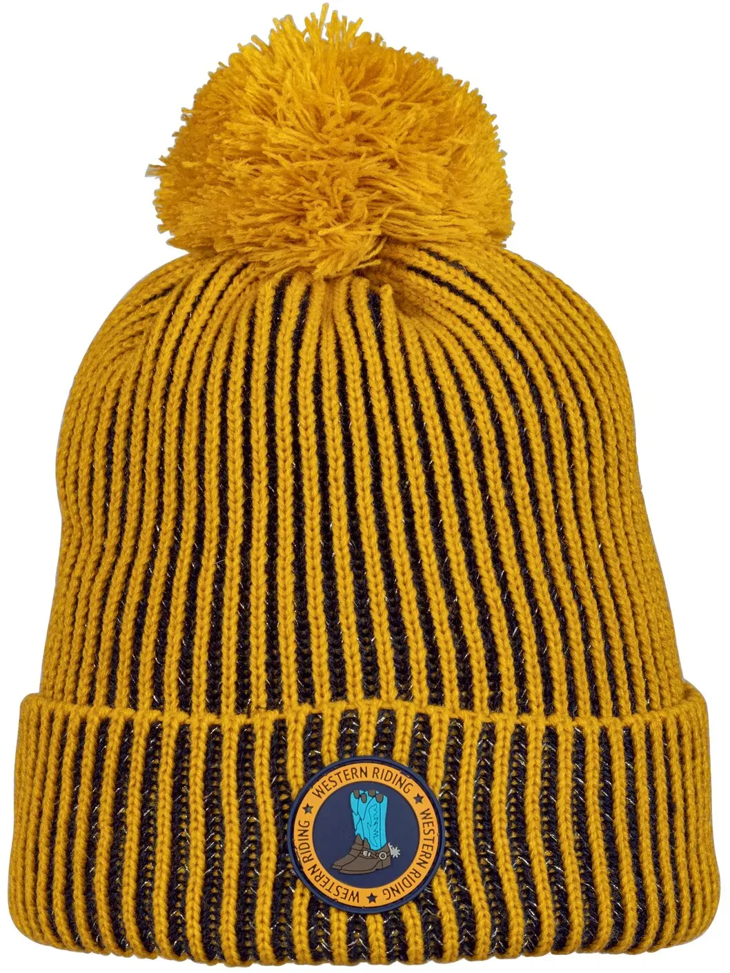 L-pro West Strickmütze mit Patch mustard Einheitsgröße