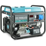 Könner & Söhnen Generator Benzin Stromerzeuger 13 PS mit E-Start, Notstromautomatik, 1x16A, 1x32A (230V), KS7000E-ATS