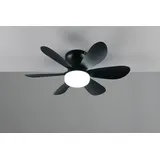 Trio Lund 53 cm Deckenventilator Schwarz