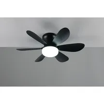 Trio Lund 53 cm Deckenventilator Schwarz