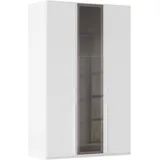 Rauch Drehtürenschrank SKAT SHINE 151 x 223 x 63 cm Weiß