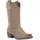 VAN HILL Damen Cowboystiefel in Khaki Velours