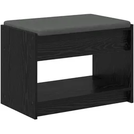vidaXL Sitzbank Flurbank Schwarz 63 x 38 x 45 cm