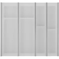 ninka Schubkasteneinsatz-Set Cuisio 600 mm Besteckkasten Kunststoff Weiß