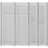 ninka Schubkasteneinsatz-Set Cuisio 600 mm Besteckkasten Kunststoff Weiß