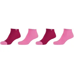 4er Pack camano Soft Hearts Sneakersocken Damen 4454 - phlox pink 35-38