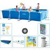 Rechteckiger Frame Pool - 450x220x84 Cm - 7-teilig  S28
