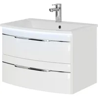 Saphir »Serie 7045 Mineralmarmor-Waschtisch und Unterschrank, 71,5 cm breit«,