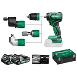 Hikoki DS18DDQ inkl. 2 x 2,0 Ah + HSC Koffer