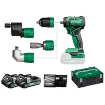 Hikoki DS18DDQ inkl. 2 x 2,0 Ah + HSC Koffer