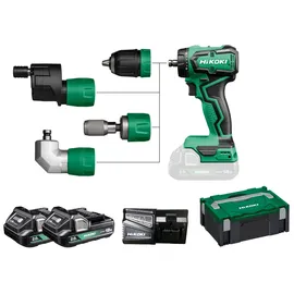 Hikoki DS18DDQ inkl. 2 x 2,0 Ah + HSC Koffer