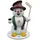 Schweda Kuhnert Erzgebirge Schneemann Räuchermann,-männchen 19cm Eishockeyspieler