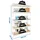Proregal Schwerlastregal EXTREM Wood YETI Five | HxBxT 300x120x45cm | Fachlast 400kg | Weiß