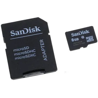 Speicherkarte SanDisk microSD 8GB f. Samsung Galaxy Grand Duos