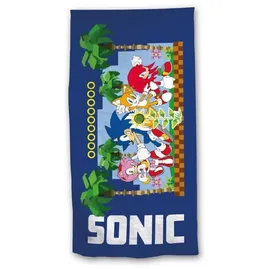 Aymax Sonic Speed Strandtuch 70 x 140 cm blau