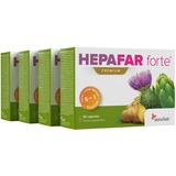 Hepafar Forte Premium - Mariendistel, Artischocke, Löwenzahn Komplex, Vitamin E, Phospholipide - 120 Kapseln hochdosiert für 60 Tage - Patentierte Formel mit hoher Bioverfügbarkeit - Sensilab