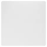 Homcom Bodenschutzmatte 120 x 120 cm Transparent/Weiß