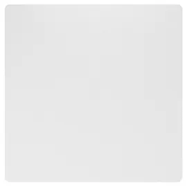 Homcom Bodenschutzmatte 120 x 120 cm Transparent/Weiß