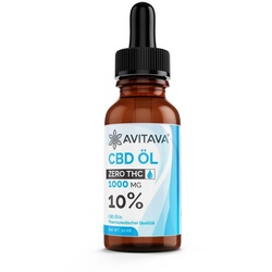 Avitava® Zero CBD Öl THC-freies hochaktives 10% 10 ml