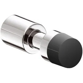 EMCO System2 Haken mit Türstopper Chrom/Schwarz 357721200